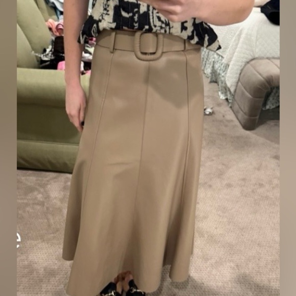 Love Token Tan Maxi Skirt